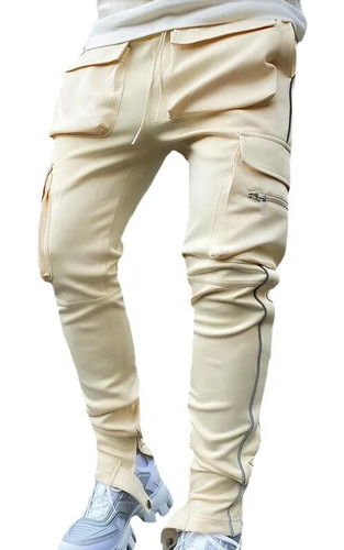 Pantalones Deportivos De Rayas Reflectantes Para Hombre, Pan