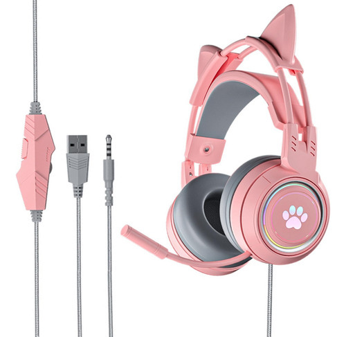 Auriculares Para Juegos Con Cable Sy-g25 Autoajustables Con