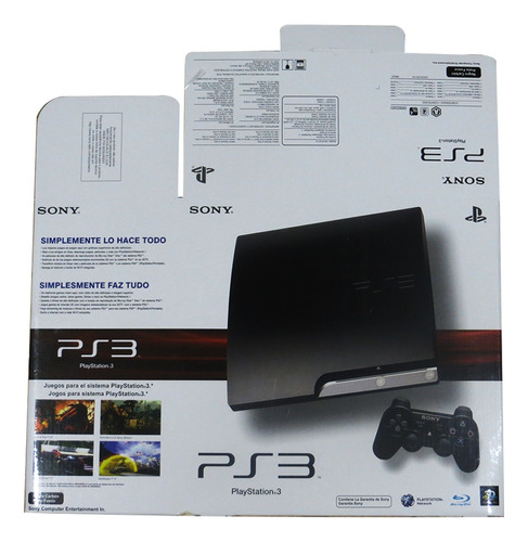 Caixa Vazia Do Playstation 3 Slim (nova) Ps3 Embalagem