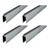 X5 Perfil Aluminio Canaleta P/ Exterior P/ Tira Led 3.3cms