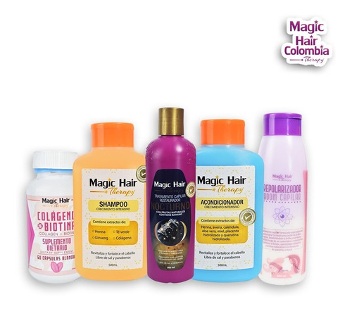 Kit Completo Magic Hair-cabello Mágico 