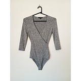 Blusa Body Gris Italiano, Talle S