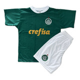 Kit Conjunto Infantil Palmeiras Verde 2023 Do 2 Ao 14