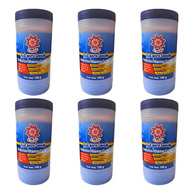 6 Botes Azul De Añil Lavado Aromatizado El Timón 150g C\u002Fu | Envío gratis