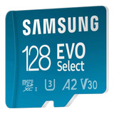Samsung Micro Sd 128gb Evo Select Plus + 4k 130 Mb/s U3 A2