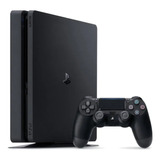 Playstation 4 Slim 500gb 1 Controle 2 Jogos Gta 5 E Fifa 20 - Sony Slim Cuh-2014a 500gb Preto