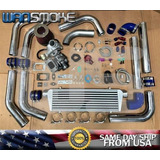 T3/t4 Turbo Charger Kit .63 V-band Universal Tube Intercoo