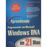 Libro Aprendiendo Prog. Con Microsoft Windows Dna (con Cd)