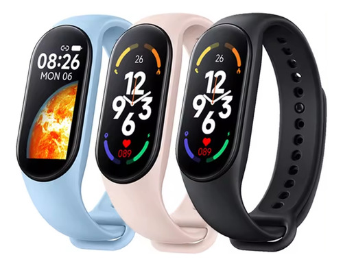 Reloj Inteligente M7 Smartwatch Bluetooth Smartband Colores