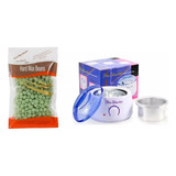 Kit Cera Española 100gr Hard+fundidor Spa Belleza Depilación