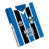 Álbum Para 300 Fotos 10x15cm Fichário Tema Futebol Grêmio