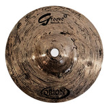 Prato Bateria Splash 6 Pol Orion Groovex Bronze Martelado