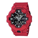 Relogio Masculino Casio G-shock Anadigi Vermelho Ga-700-4adr