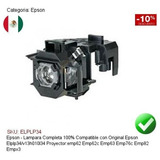 Lampara Compatible Epson Elplp34 Emp62/62c/63/76c/82 Empx3