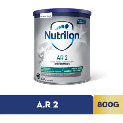 Leche de fórmula en polvo sin TACC Nutricia Bagó Nutrilon AR 2 en lata de 1 de 800g - 6 meses a 1 años | Envío gratis