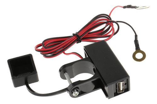 7/8 `` 22 Mm 12v Motocicleta Manillar Usb De Teléfono Toma