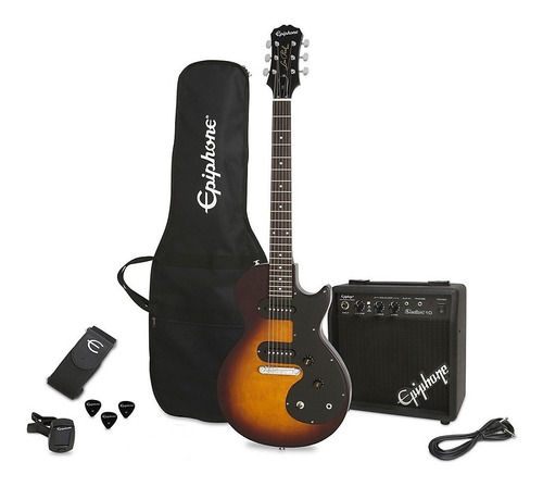 Pack Guitarra Electrica EpiPhone Lp Sl Vintage Sunburst