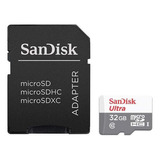 Tarjeta De Memoria Sandisk Ultra Cl10 De 32 Gb Y 80 Mb/s Con Microsd