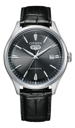 Relógio Citizen Couro Automático Tz21205t Nh8390-20h