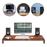Suporte Home Studio Monitores De Áudio Mdf Preto -2 Unidades