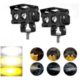 2pzs Faros Auxiliares Led Alta/baja Luz 120w Para Auto Moto