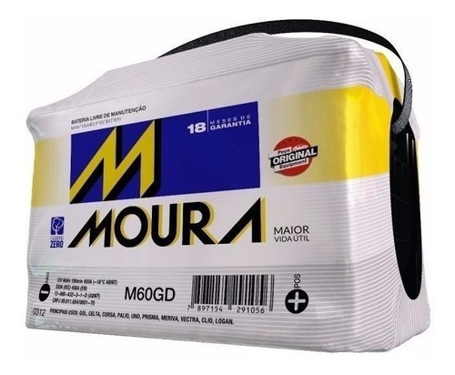 Bateria Moura 60ah Start Stop - Creta - Toro