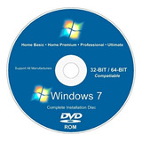 Dvd Para Instalação Windows 7 Automático 32 E 64 Bits