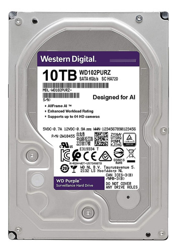 Disco Rigido Western Digital 10tb Purpura