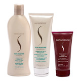 Senscience Silk Sh 280ml E Cond 240ml + Intensif 150ml