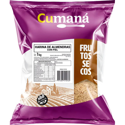 Harina De Almendras Con Piel X 1 Kg - Sin Tacc | MercadoLibre