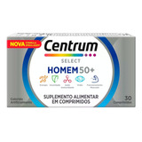 Vitamina Centrum Select Homem 50+ Com Luteina 30 Comprimidos