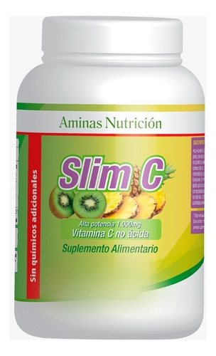 Ascorbato De Sodio Slim C  Vit C No Acida 1000mg 120 Cap Sabor No Aplica