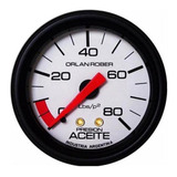 Reloj Presion Aceite 80 Lbs Blanco Competicion Orlan Rober