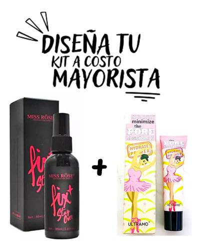 Fijador Facial Control Grasa Aloe Vera Stay Fix Miss Rose