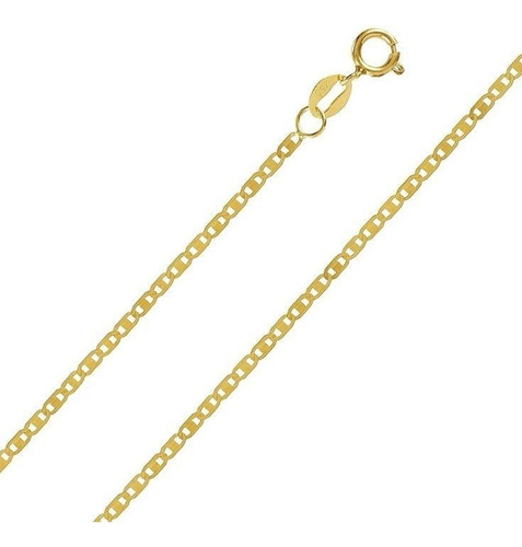 Swjoias Gargantilha Corrente Feminina Piastrine 40cm Ouro18k