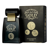 Perfume Gold New Brand Prestige Masculino 100 Ml Original Lacrado