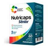 Nutricaps Sênior Vitaminas + Luteína E Zeaxantina 60 Cápsula