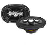 Par Alto Falante 6x9  Bravox Quadriaxial 220w Rms B4x69bk