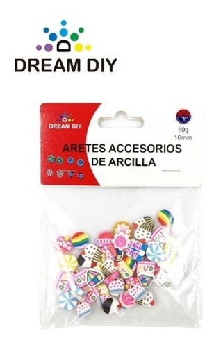  Aretes De Arcillas Para Pulseras Zarcillo De Figuras.