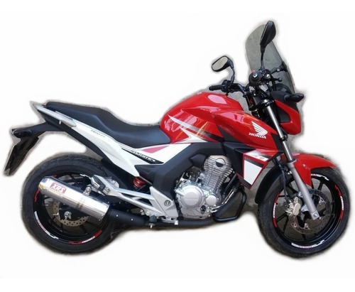 Escape Deportivo Xrs - Honda New Twister Cb250 Con Sordina