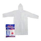 Kit 100 Jalecos Capas De Chuva Transparentes Complemento Epi