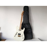 Guitarra Eléctrica Mars Custom T-modern Thinline Blanca