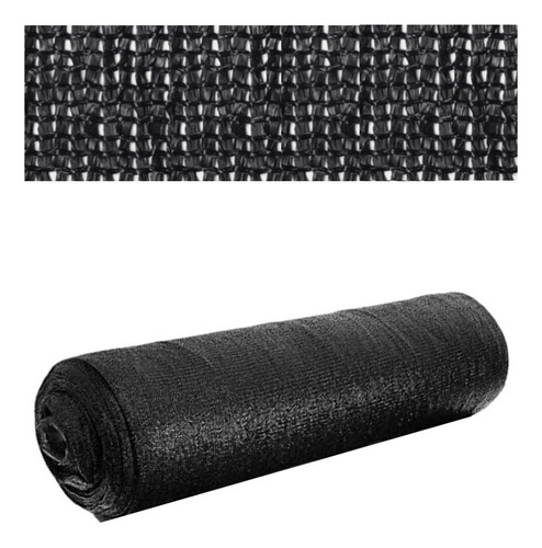 Malla Raschel Negra Sombra 80% - 4,20mts X 100mts