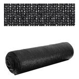 Malla Raschel Negra Sombra 80% - 4,20mts X 100mts