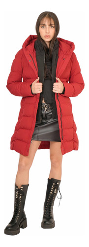 Campera Tapado Inflable Impermeable Tipo Puffer Berlin Mujer