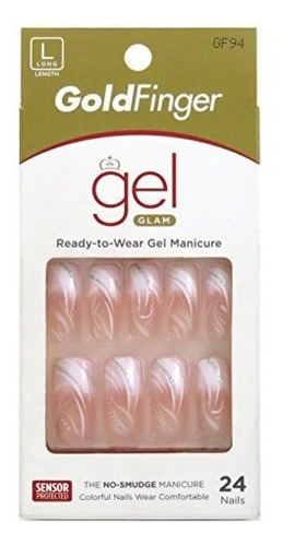 Gf94 Gf94 - Gel De Dedo Dorado Para Manicura, Listo Para Usa