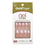 Gf94 Gf94 - Gel De Dedo Dorado Para Manicura, Listo Para Usa