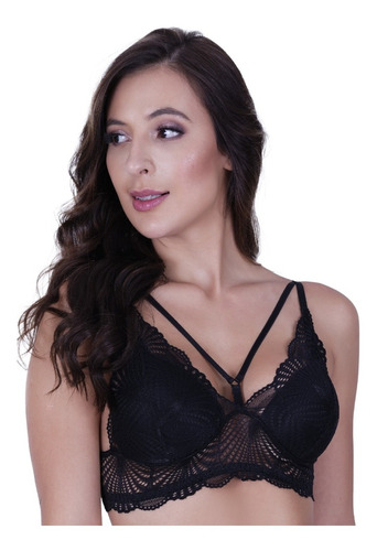 Sutiã Strappy Sexy Shop Tiras Renda Bojo Sensual Atacado Top