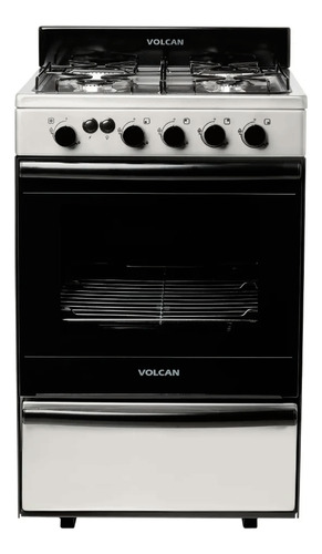 Cocina Multigas Volcan 87673vm 55 Cm Acero Inox Con Luz