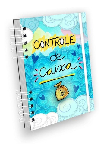 Nisti Print Caderno Controle De Caixa Capa Dura 15x21 Cm